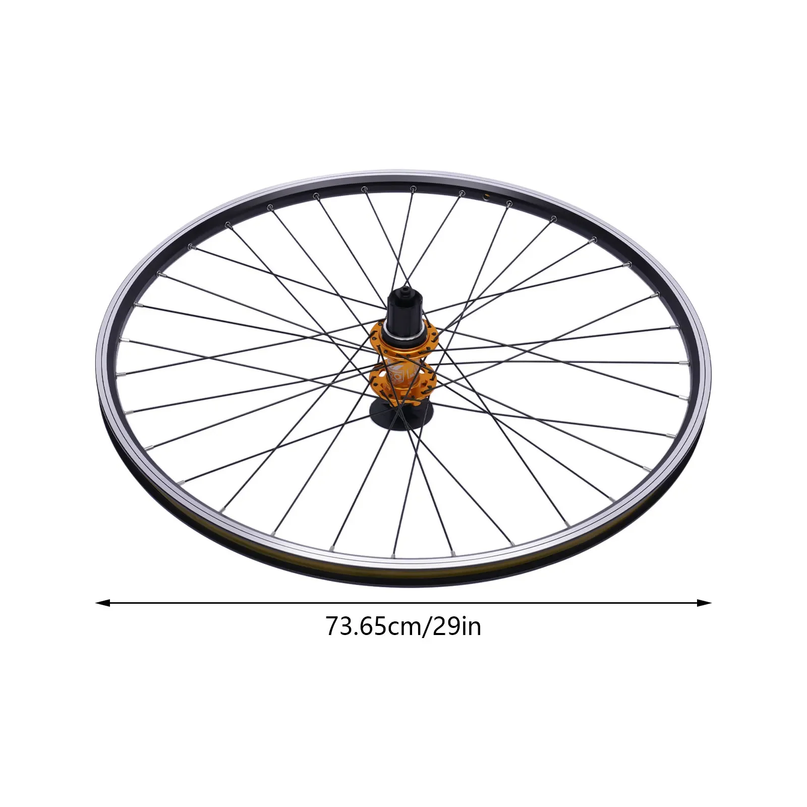 29 Inch Mountain Bike Wheel Set, Aluminum Alloy Dual Disc Brake Six-Hole Front Rear Wheels, Lightweight for Off-Road Adventures - Image 2