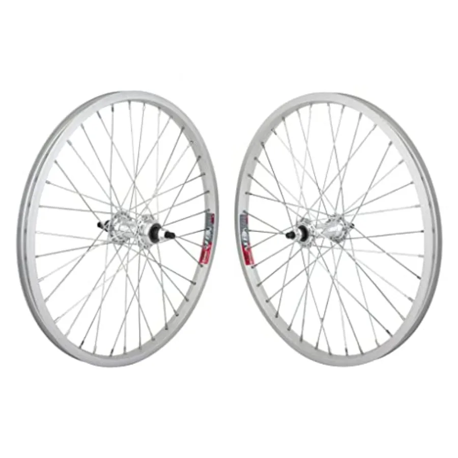 Wheel Set 20 x 1.75 Wheel Master Silver 36H for BMX Bikes with 3 8 FW Hub and 14g UCP Spokes Ideal for Urban Riding Tricks and