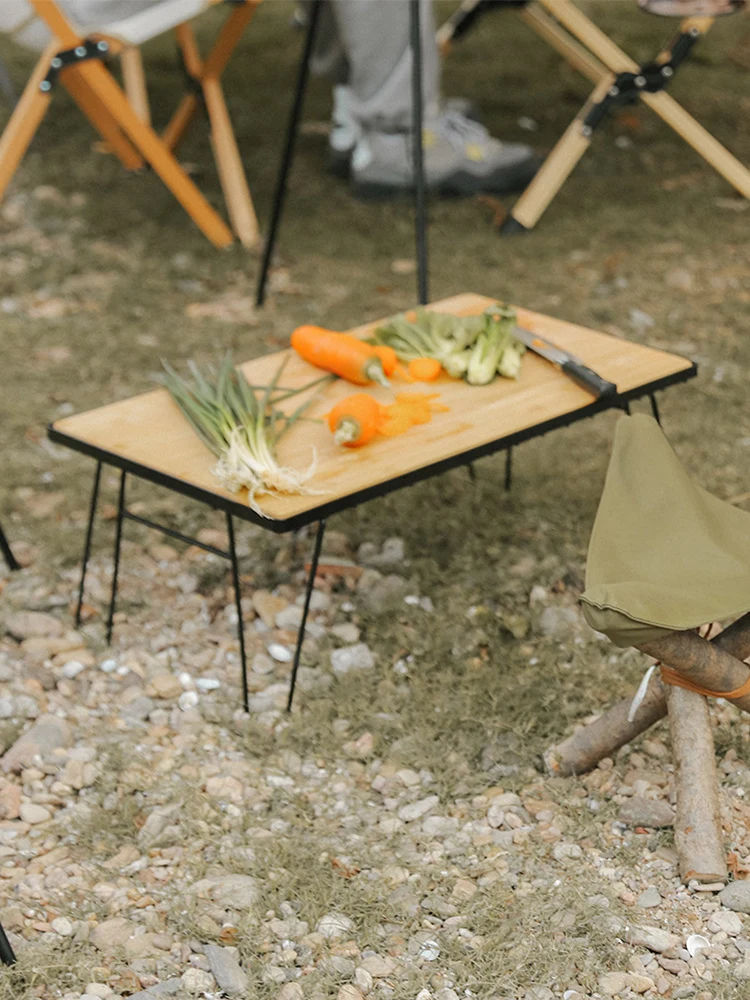 Camping Lightweight Table with Table Board & Bag Portable Cooking Net Table Camping Cooking Rack for Backyards BBQ Party - Image 6