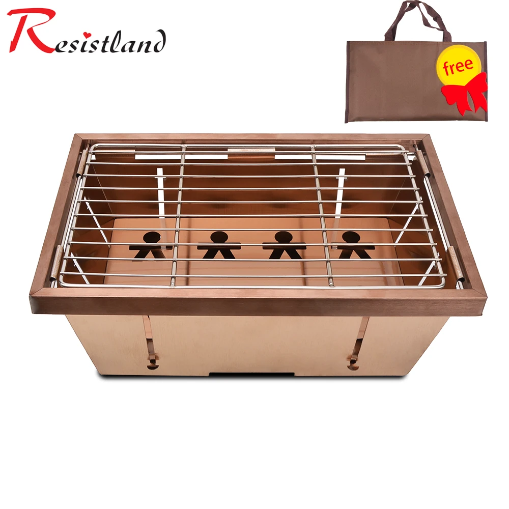 Camping Folding Removable IGT Wood Table Gas Stove Portable lightweight Camp BBQ Grill Table Outdoor Picnic Fishing table - Image 6