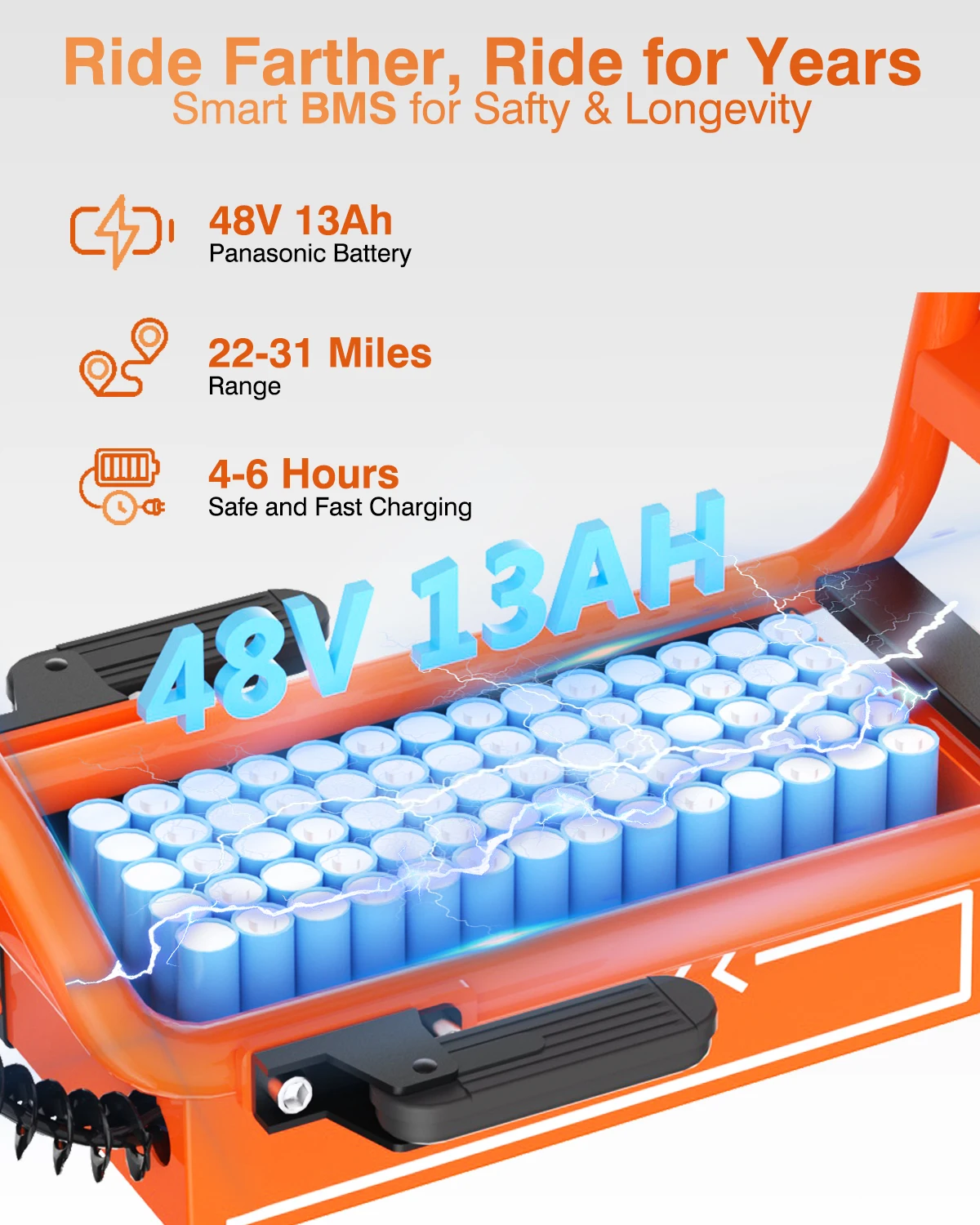 1000W adult electric scooter,31 miles 20 MPH equipped with 14 inch tires, Foldable E Scooter with Basket Bodywel T3 - Image 2