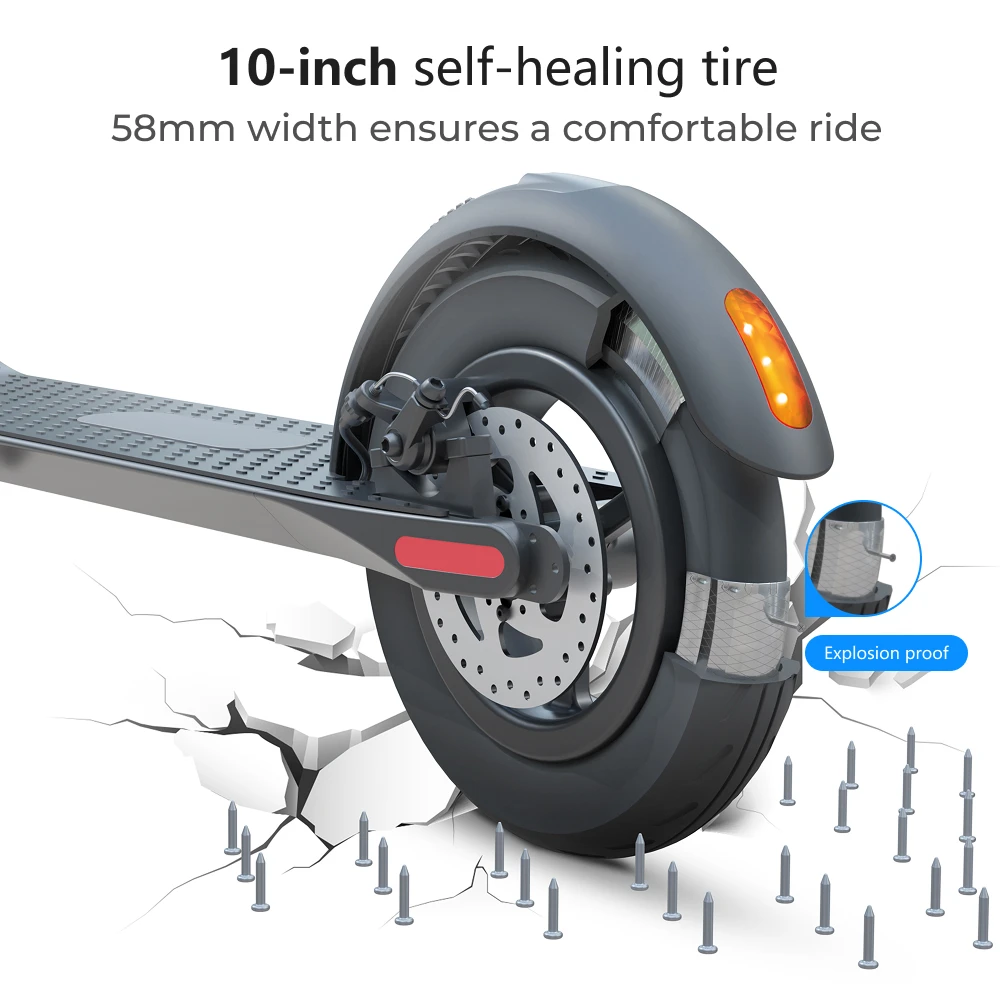 HX X8 10AH adult electric scooter escooter 350W 32KM/H Foldable Electric kick Electric Scooters 10 Inch e scooters E Scooter - Image 6