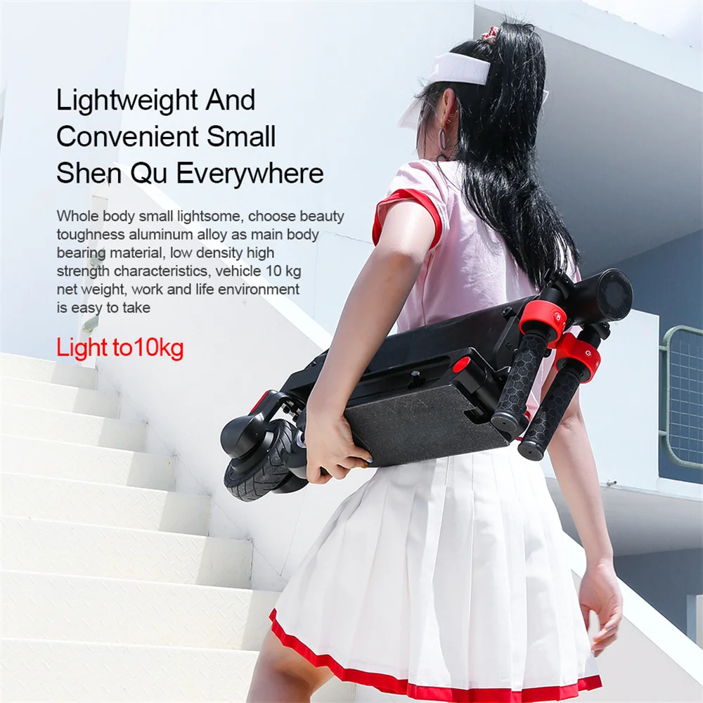 HUANCI X6 electric scooter adults Foldable electric scooters 350W scooters electric 36V 7.5A e scooter Smart APP escooters - Image 3