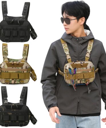 Fishing Tackle Bags Waist Fanny Pack Fishing Lures Line Box Utility Storage Accessories Outdoor Camping Shoulder Crossbody Bag