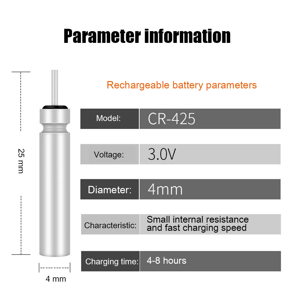 Glowing Fishing Floats Rechargeable Electronic Fishing Floats CR425 Battery High Sensitivity Fishing Accessories