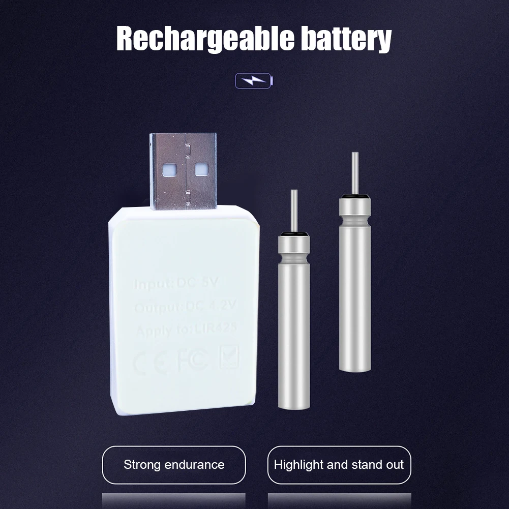 Glowing Fishing Floats Rechargeable Electronic Fishing Floats CR425 Battery High Sensitivity Fishing Accessories