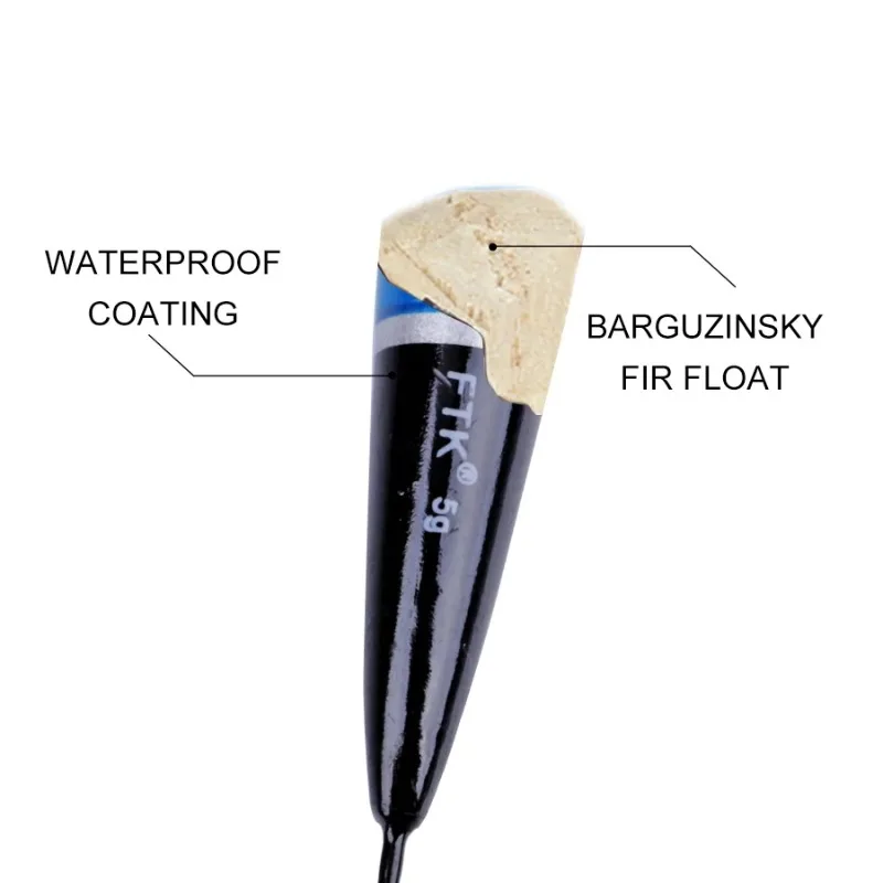 10pc/lot Size 1-5g Fishing Float Fir Floats for Carp Fishing Buoy Bobber Fishing Light Floats Multicolor - Image 4