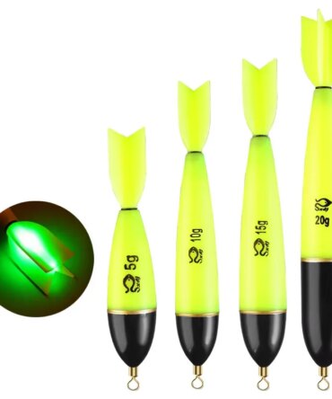 1-4pcs Fishing Floats Luminous Fishing Accessories Fishing Night Float Night Fishing Light Up Bobbers for Sea Ocean Rock Fishing