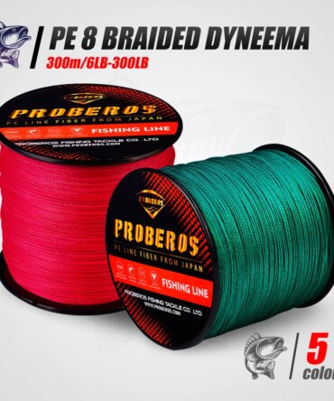 8-Strand PE Braided Dyneema Rock/Sea Fishing 0.1mm-1.0mm 6LB-300LB Tangle-Free Main Lure Line Multifilament Weaves Wired PE Line