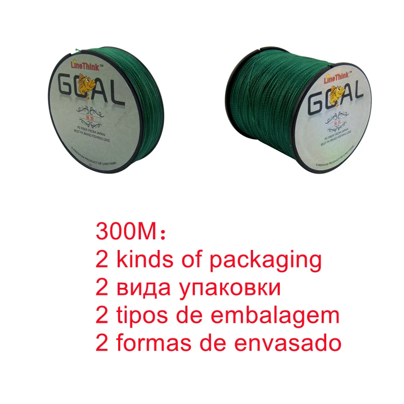 100M 300M 500M Brand LineThink GOAL Japan Multifilament 100% PE Braided Fishing Line 8LB to 100LB - Image 5