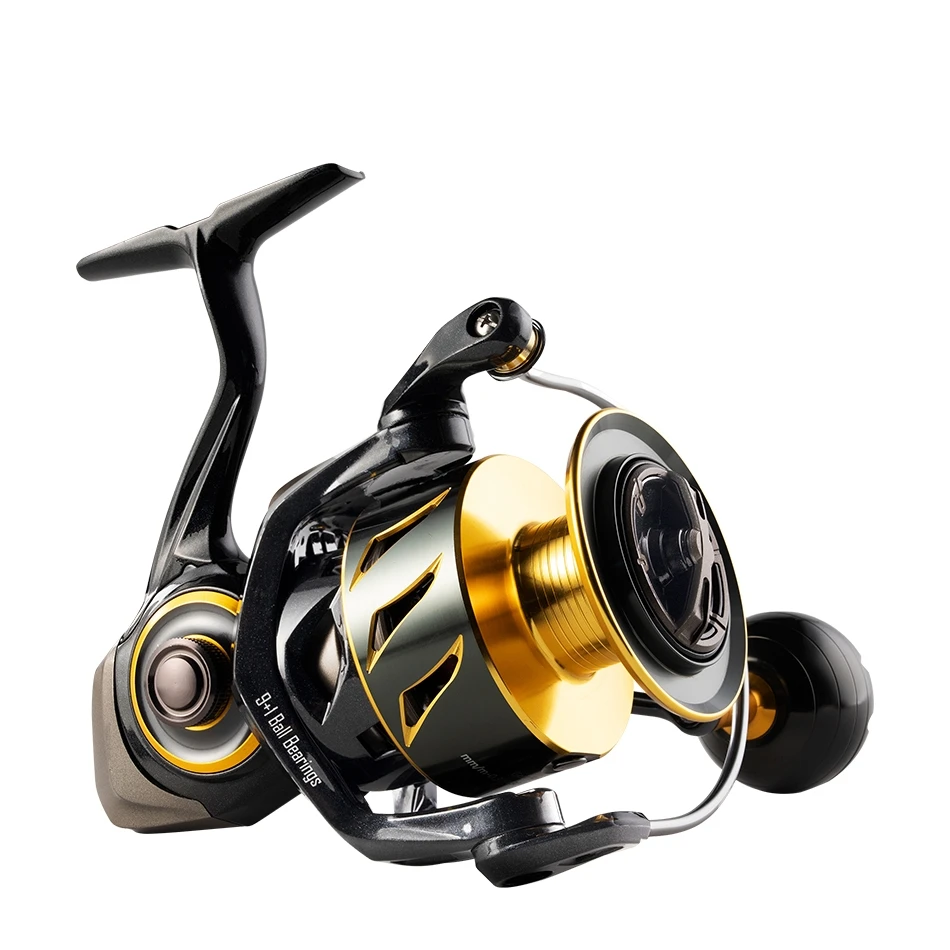 ROOBLINOS SW Spinning Reel Ultralight Saltwater Surf Reel 5.0:1 9+1 BB Max Drag 12kg Fishing Reels Wheel - Image 6
