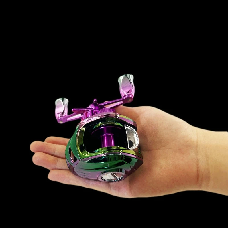 Colorful Waterdrop Wheel Lure Fish Line Wheel Outdoor Double Line Cup Micro Object Waterdrop Wheel Fishing Equipment