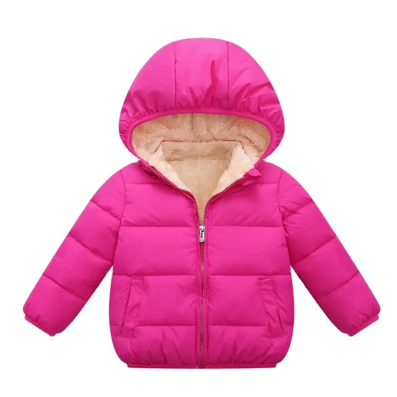 Baby Children Coats Winter Thick Jackets For Boys Warm Plush Thicken Outerwear For Girls Fur Hooded Jacket Kids Clothes Snowsuit - Image 6