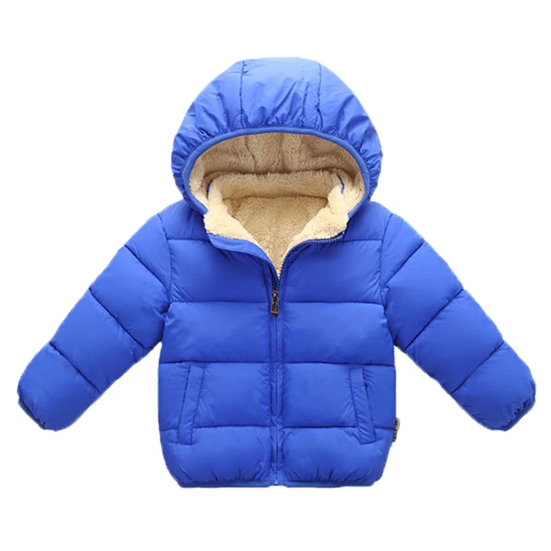 Baby Children Coats Winter Thick Jackets For Boys Warm Plush Thicken Outerwear For Girls Fur Hooded Jacket Kids Clothes Snowsuit - Image 3