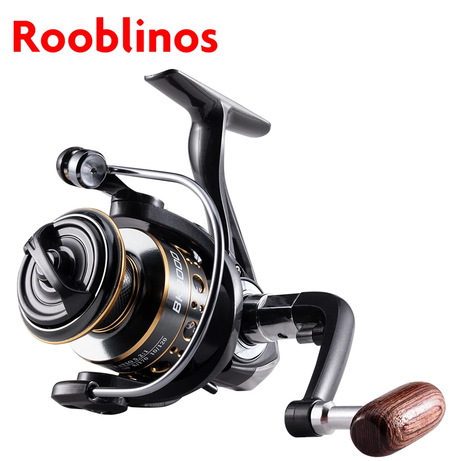 Rooblinos BK Spinning Fishing Reels For Saltwater Freshwater Metal Spool Left/Right Interchangeable Trout Carp Fishing Tackle - Image 6