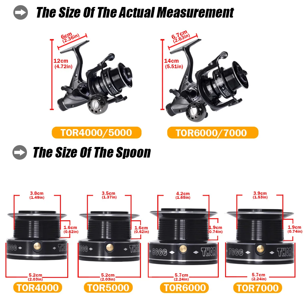 New Carp Fishing Reel Spinning Reels Max Double Drag 27kg 12+1BB Carretilha De Pesca Accesorios Mar Peche En Mer Salt/Freshwater - Image 6