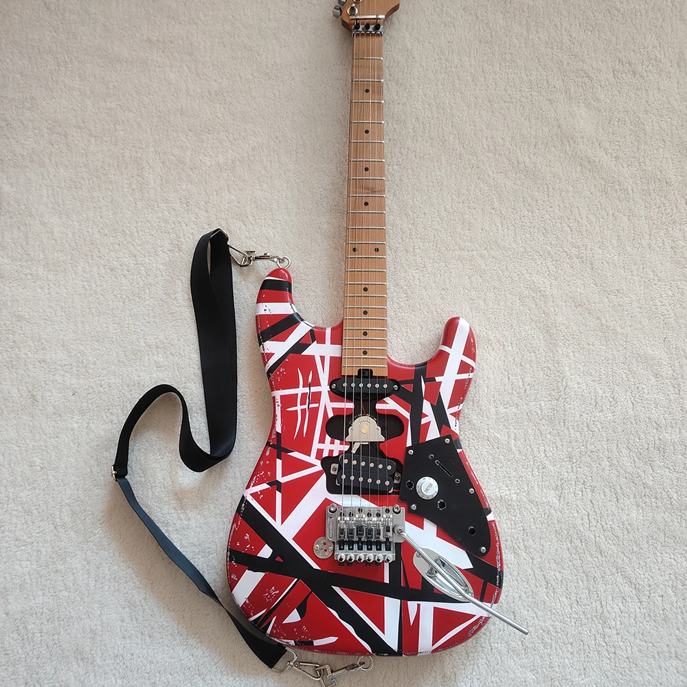 Eddie Edward Van Halen, carbon baked maple guitar head, commemorative guitar, in stock, shipping quickly,Preferred Gift