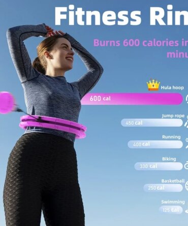 Hula hoop - Women's hula hoop - Detachable slimming waist fitness equipment that won't fall off and won't hurt the waist.