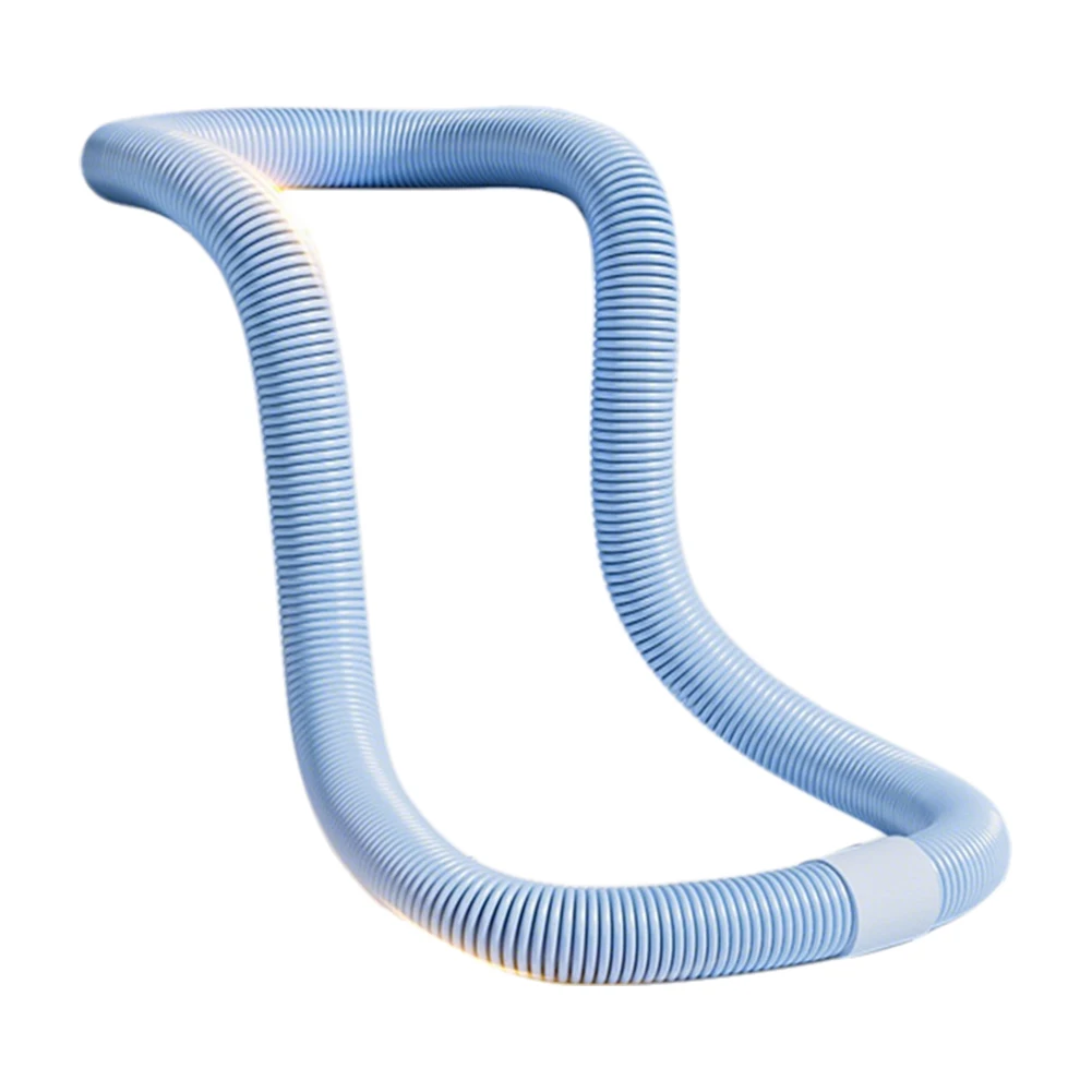 Weighted Fitness Hoop Portable Soft Spring Hoop Quiet Design Foldable Waist Toning Hoop Belly Exercise Hoop for Cardio Exercise - Image 5