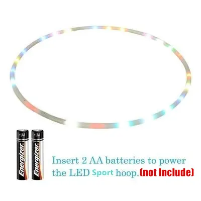60-90cm LED Glow Sport Hoop for Adults Kids Multicolor Loose Weight Bodybuilding Fitness Hoops Multiple Light Up Sports Hoops - Image 4