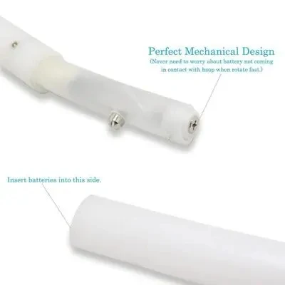 60-90cm LED Glow Sport Hoop for Adults Kids Multicolor Loose Weight Bodybuilding Fitness Hoops Multiple Light Up Sports Hoops - Image 3