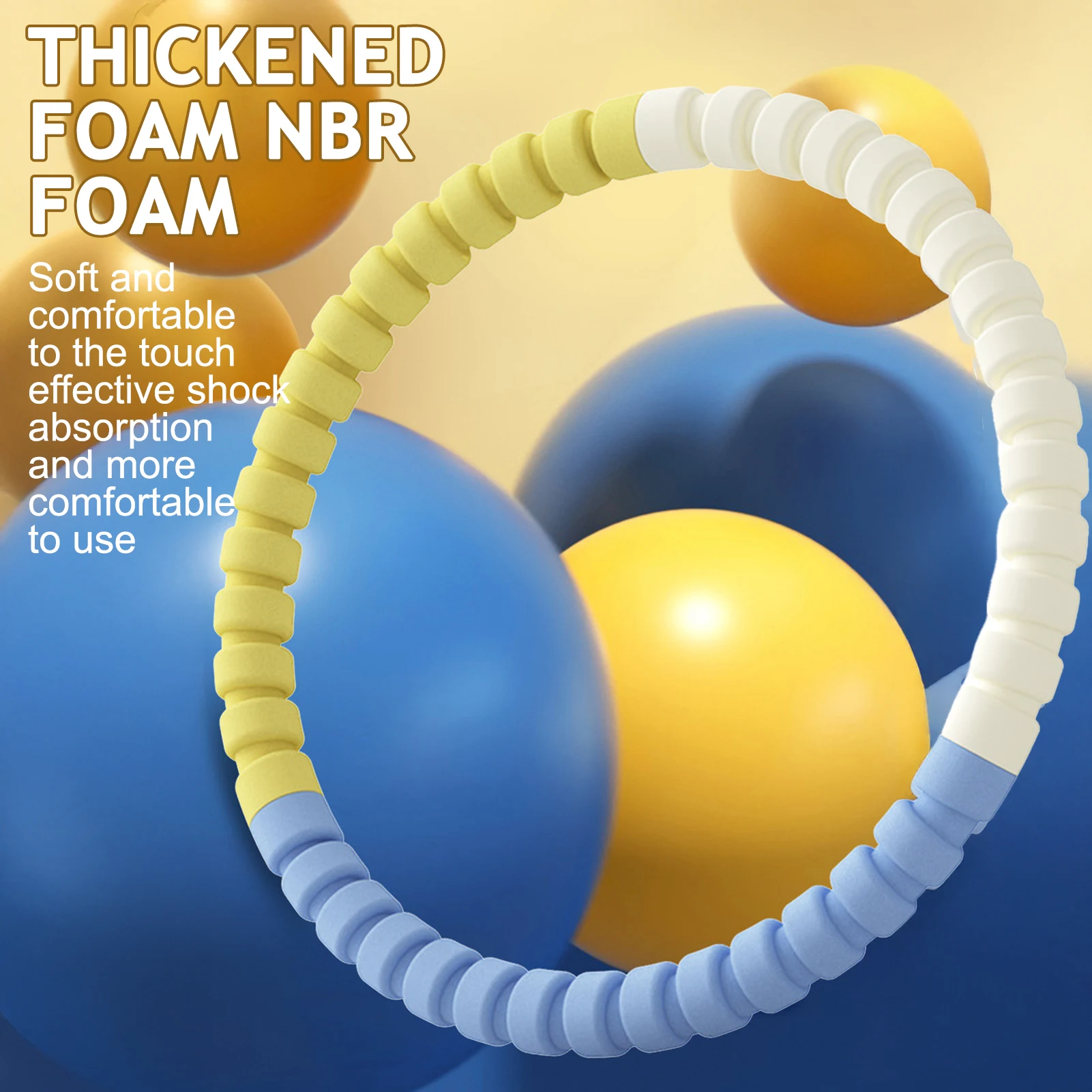 3/4/5/6 Tubes Portable Hula Circle Detachable Exercise Hoops for Children Body Building Sports Hoop Adult Waist Loss Weight Hoop - Image 4