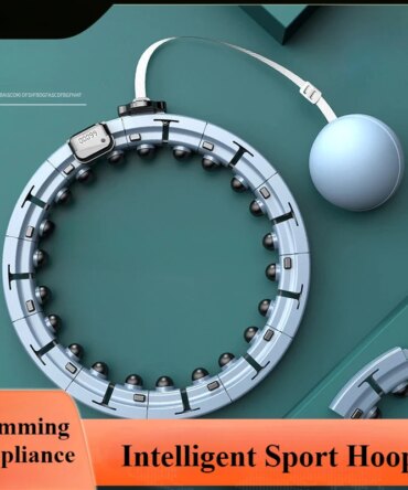 Intelligent Sport Hoops Counting Fitness Massage Weight Loss Artifact Detachable Thin Waist Belly Silent Exercise Sport Hoops