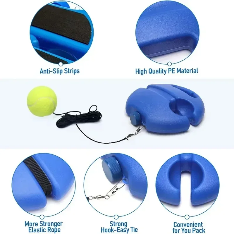 Tennis Trainer With 63mm High Elasticity Tennis Professional Tenis Training Game Ball Outdoor Dogs Bite Chase padel accessories - Image 5