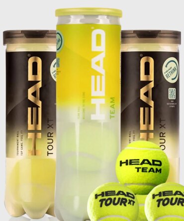 HEAD Professional Tennis 4B TEAM 3 Tour X Training Ball T 3B Pro Match Balls High Elasticity Resistant Durable Excesice Tennis