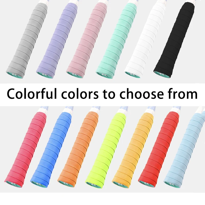 Anti slip flat sweatband for badminton/tennis, with sweat absorbing grip rubber to help score points on the court