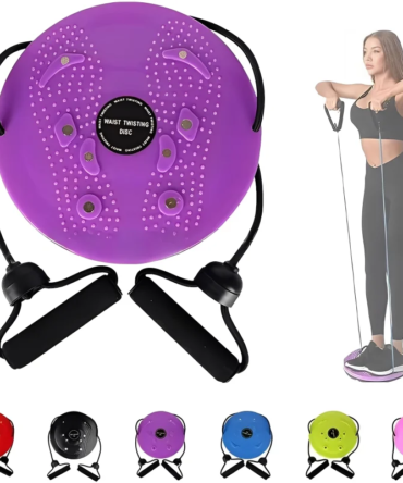 Waist Twisting Disc Magnet Foot Massage Slimming Large Area Granular Protrusions Pedal Board With Rope Fitness Balance