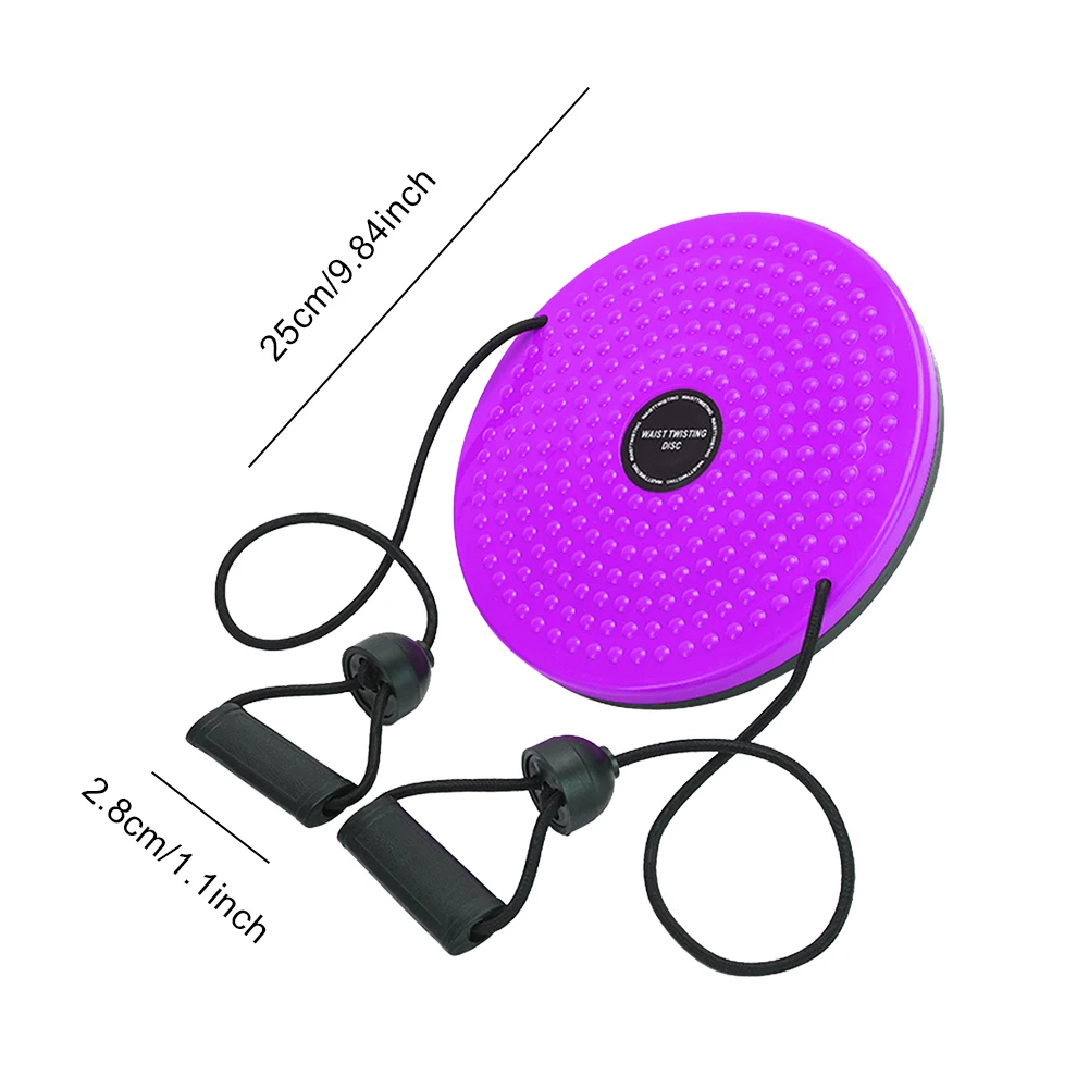 Ab Twister Board with Massage Foot Sole Waist Whisper Disc Waist Trainer Twisting Disc for Slimming Waist Arms Hips and Thighs - Image 6