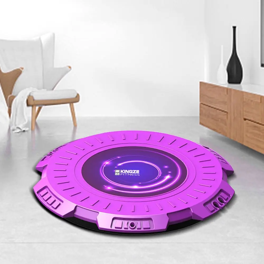 Foot Massage Yoga Waist Twisting Disc Rotating Non-Slip Twist Exercise Board Safety Platform with Pull Rope Balance Rotator - Image 3