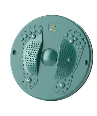 Household magnet slimming tension rope twisting waist plate, rotating abdominal fitness equipment