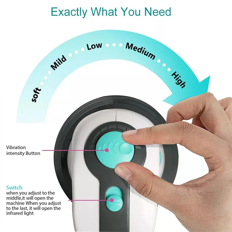 Body Electric Massager Anti Cellulite Portable Fat Slimming Health Care Massage Instrument Vibration Cervical Spine Neck Waist - Image 5