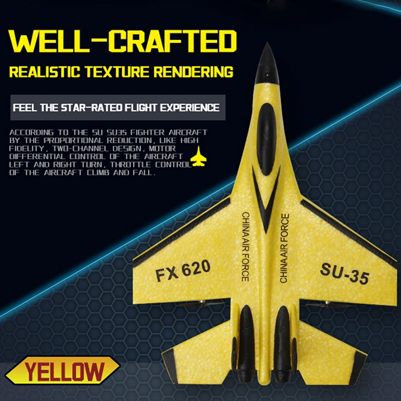 RC Foam Aircraft SU-35 Plane 2.4G Radio Control Glider Remote Control Fighter Plane Glider Airplane Foam Boys Toys for Children - Image 4