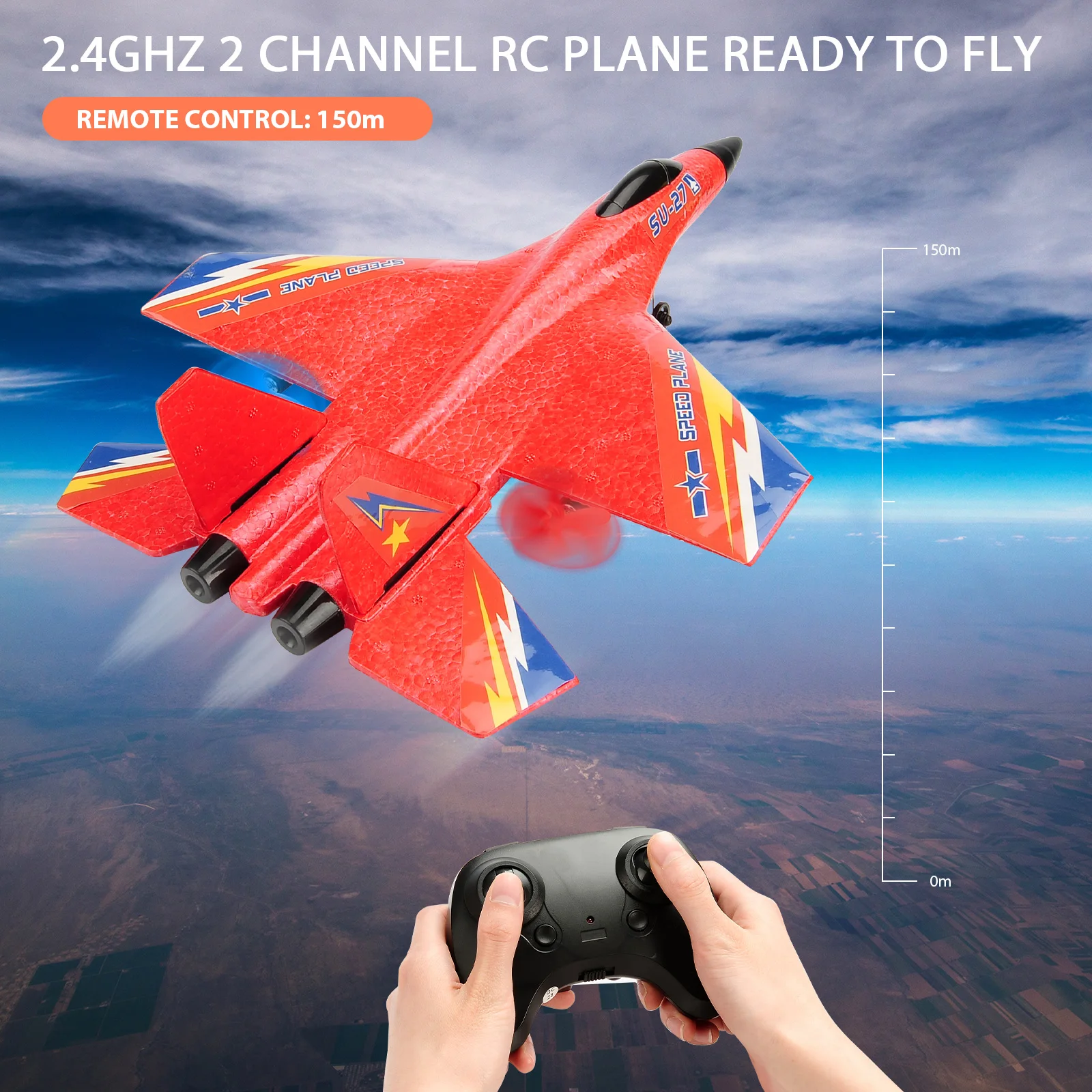 RC Plane SU-27 Aircraft Remote Control Helicopter 2.4G Airplane EPP Foam RC Vertical Plane Children Toys Gifts - Image 3