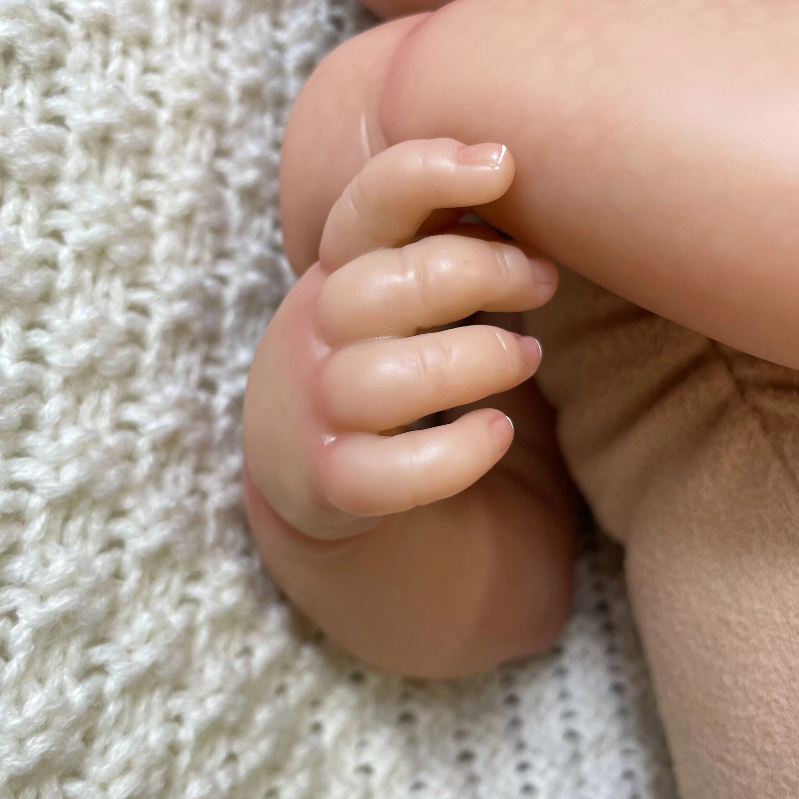 50CM Realistic Finished Bebe Reborn Silicone Vinyl Cloth Body Doll LouLou Handmade Toy For Girls Christmas Gift - Image 5