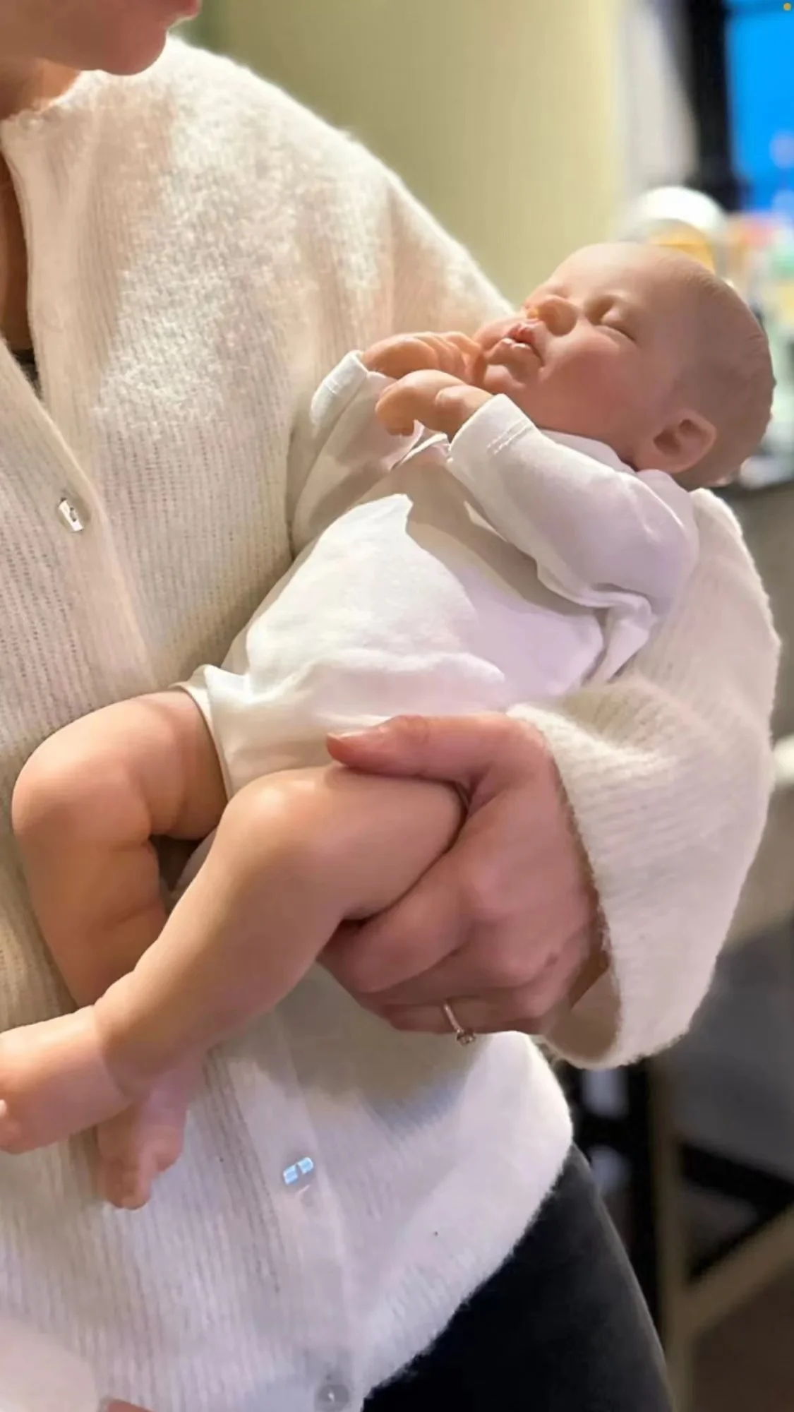 50CM Realistic Finished Bebe Reborn Silicone Vinyl Cloth Body Doll LouLou Handmade Toy For Girls Christmas Gift - Image 4