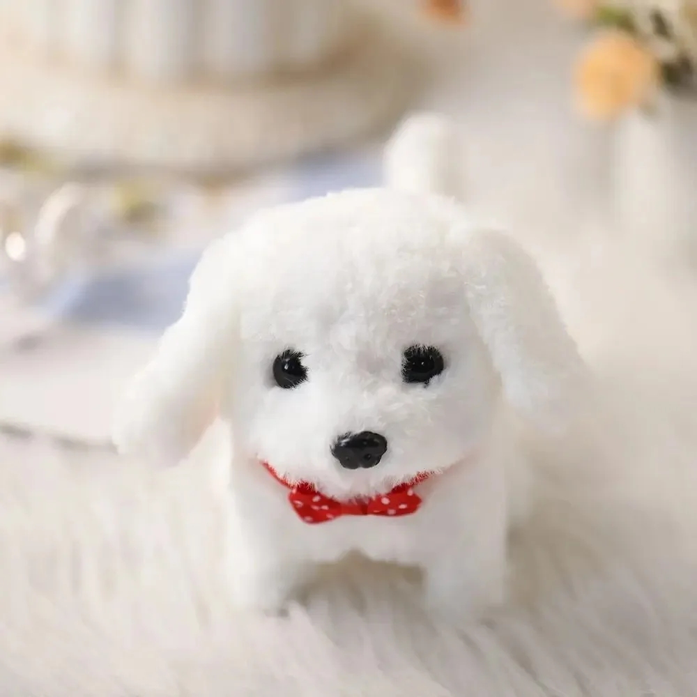Plush Teddy Toy Puppy Electronic Interactive Dog - Walking, Barking, Tail Wagging, Stretching Companion Animal for Kids Toddlers - Image 6