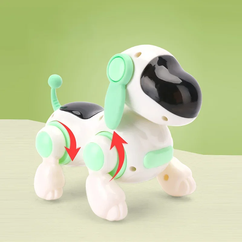 Children's Robot Bionic Electronic Dog Machine Intelligent Robot Dog Light Music Crawling Children's Interactive Toy Gift - Image 4