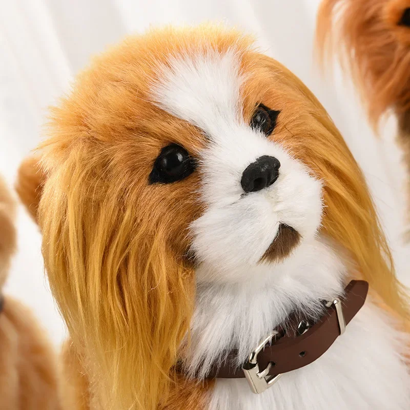 New Simulation Electric Pet Dog Voice Control Walking Nodding Music Touch Robot Animal Plush Pet Children's Toy Gift - Image 3