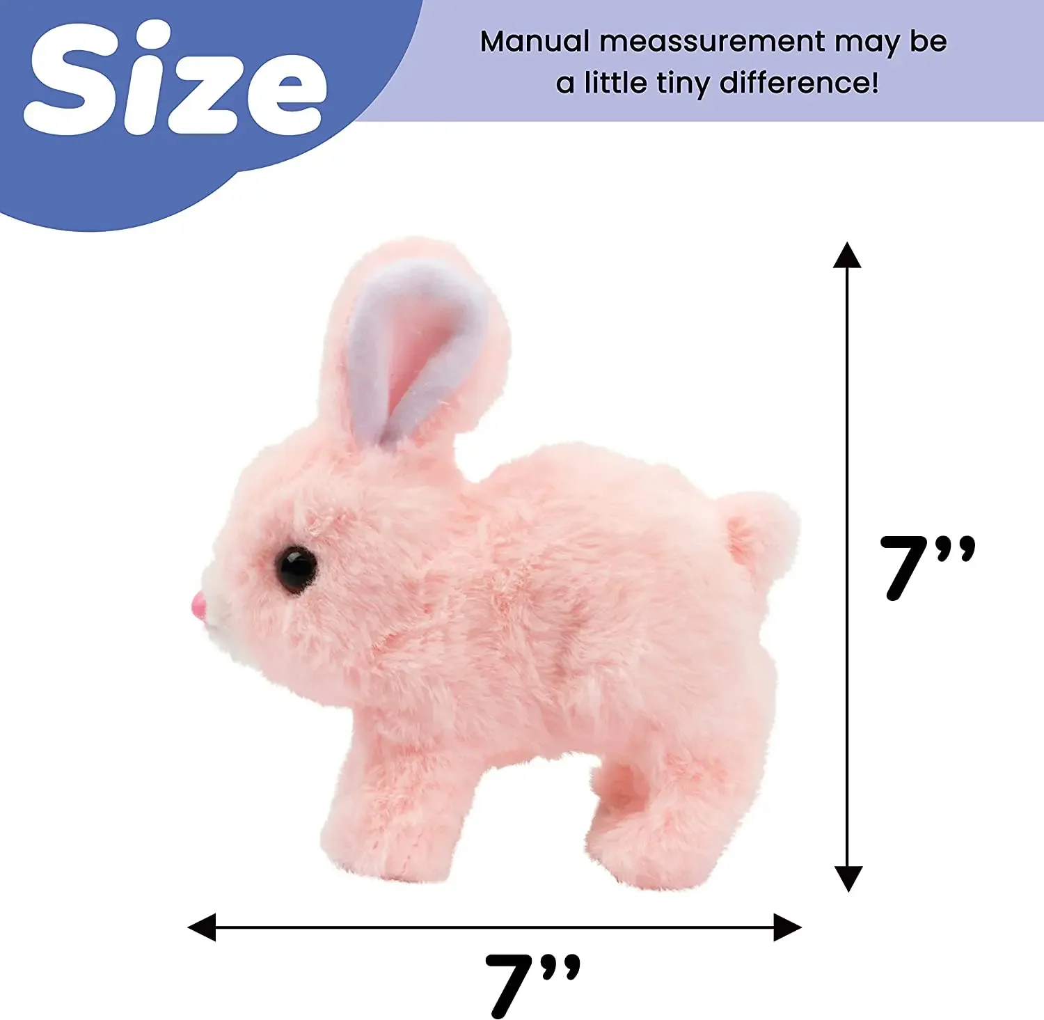 Cute Electronic Plush Toys Interactive Pet Rabbit Toy Sound and Action Features for Fun Playtime Toddler Toys Toys for Kids - Image 4