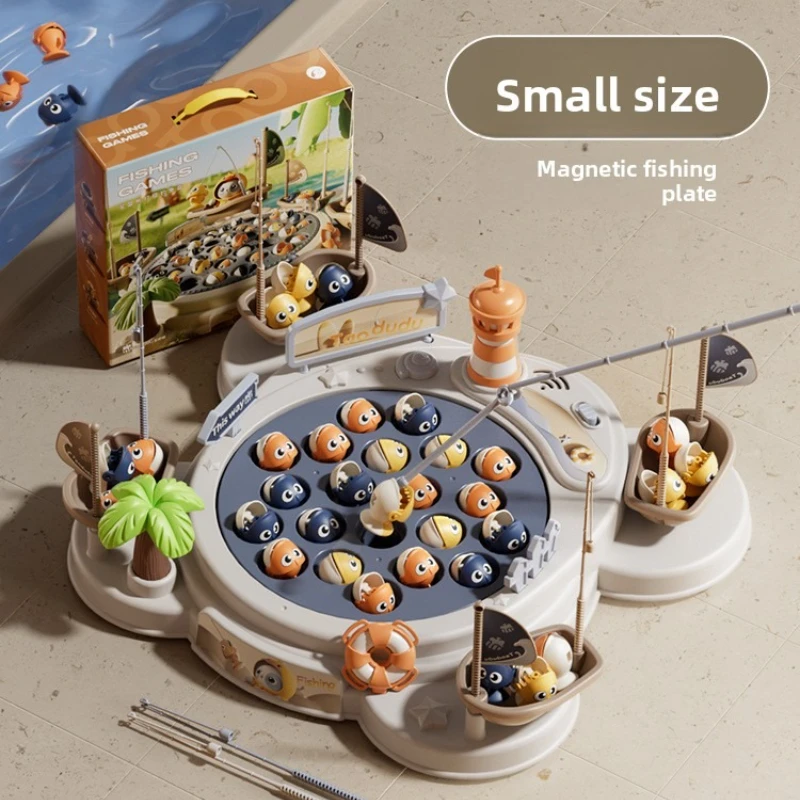 Kids Magnetic Fishing Play for Children Electric Fishing Toy Have Music Spinning Game Fish Rod Education Baby 3 Year Gifts - Image 6