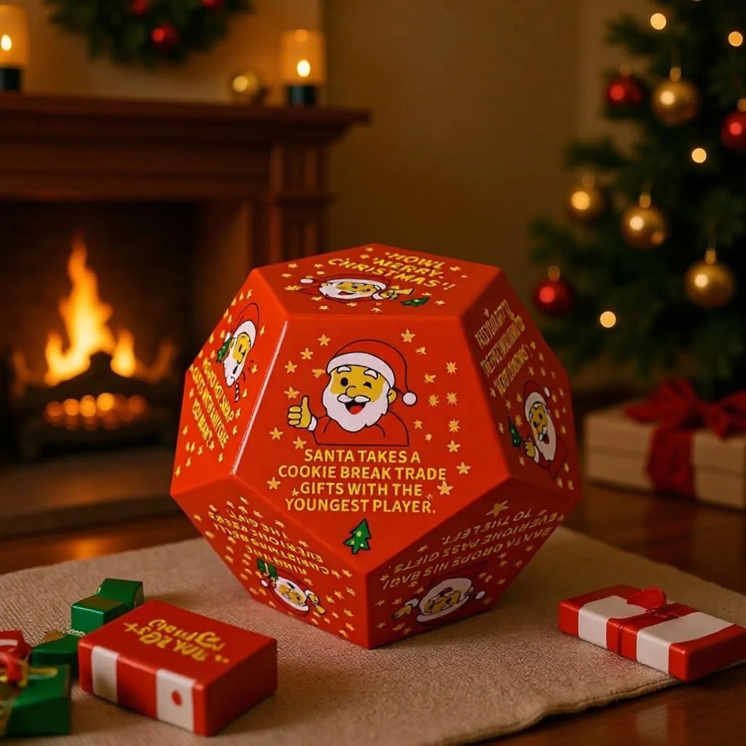 Elevate Your Celebration! Santa Swap Dice - The Ultimate Icebreaker for Xmas Parties & Hilarious Stocking Stuffer for All.