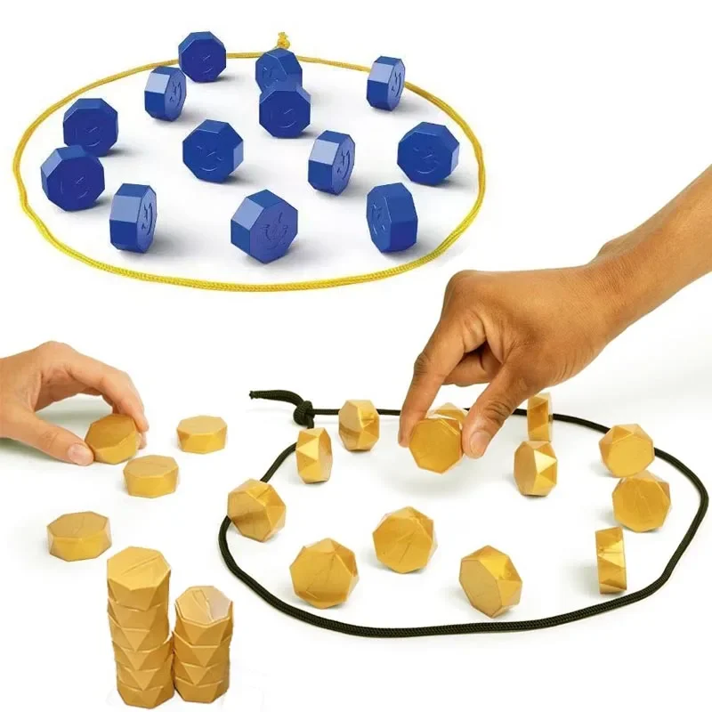 Magnetic Chess Board Game Interactive Magnet Stones Strategy Party Game for Family Kids Adults Portable Travel Desktop Play Set - Image 3