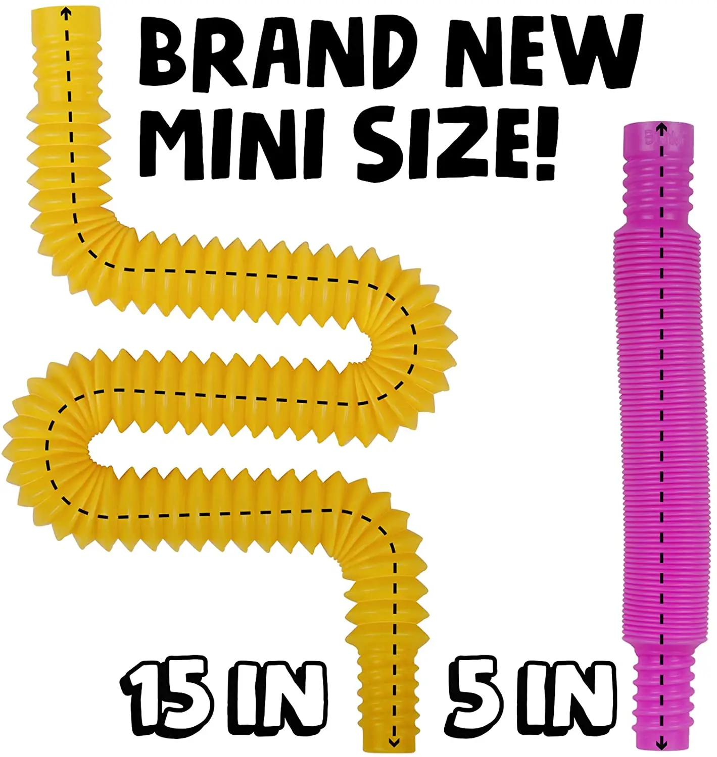 4 Pack Pop Tube Sensory Fidget Toy 4pcs Random Colorful Heavy-Duty for Construction Educational Toys for Stress Autism ADHD - Image 3