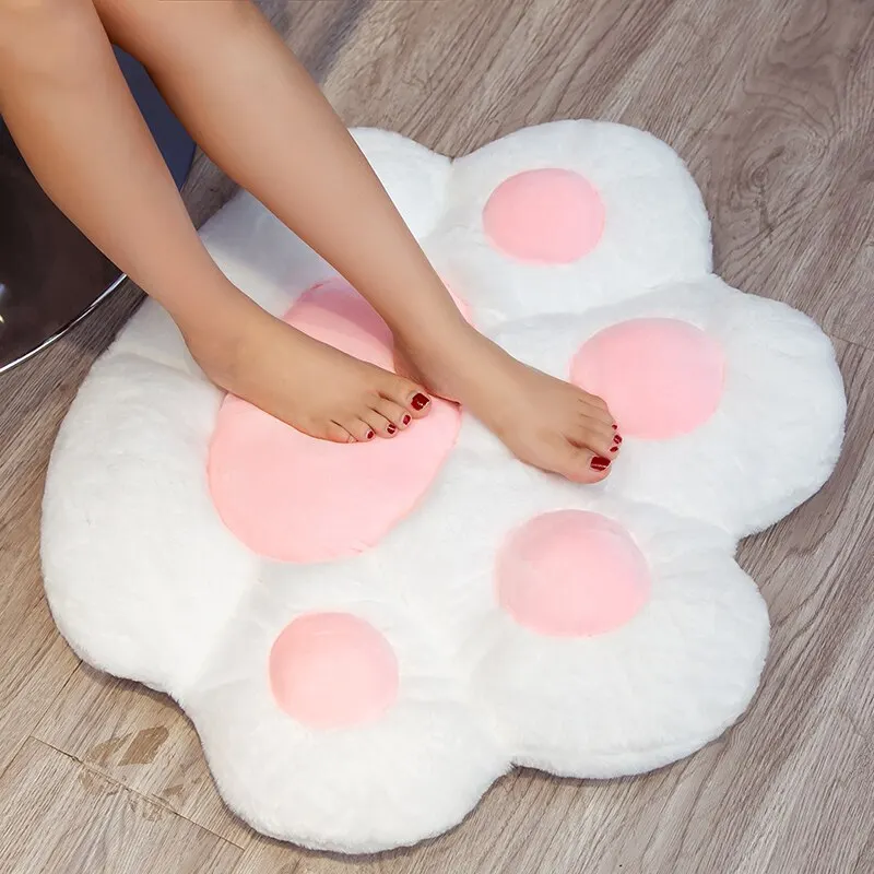 70*60cm Kawaii Cat Paw Plush Toys Cute Soft Stuffed Floor Cushion Chair Sofa Butt Pad for Home Room Decoration Office Nap Dolls - Image 3