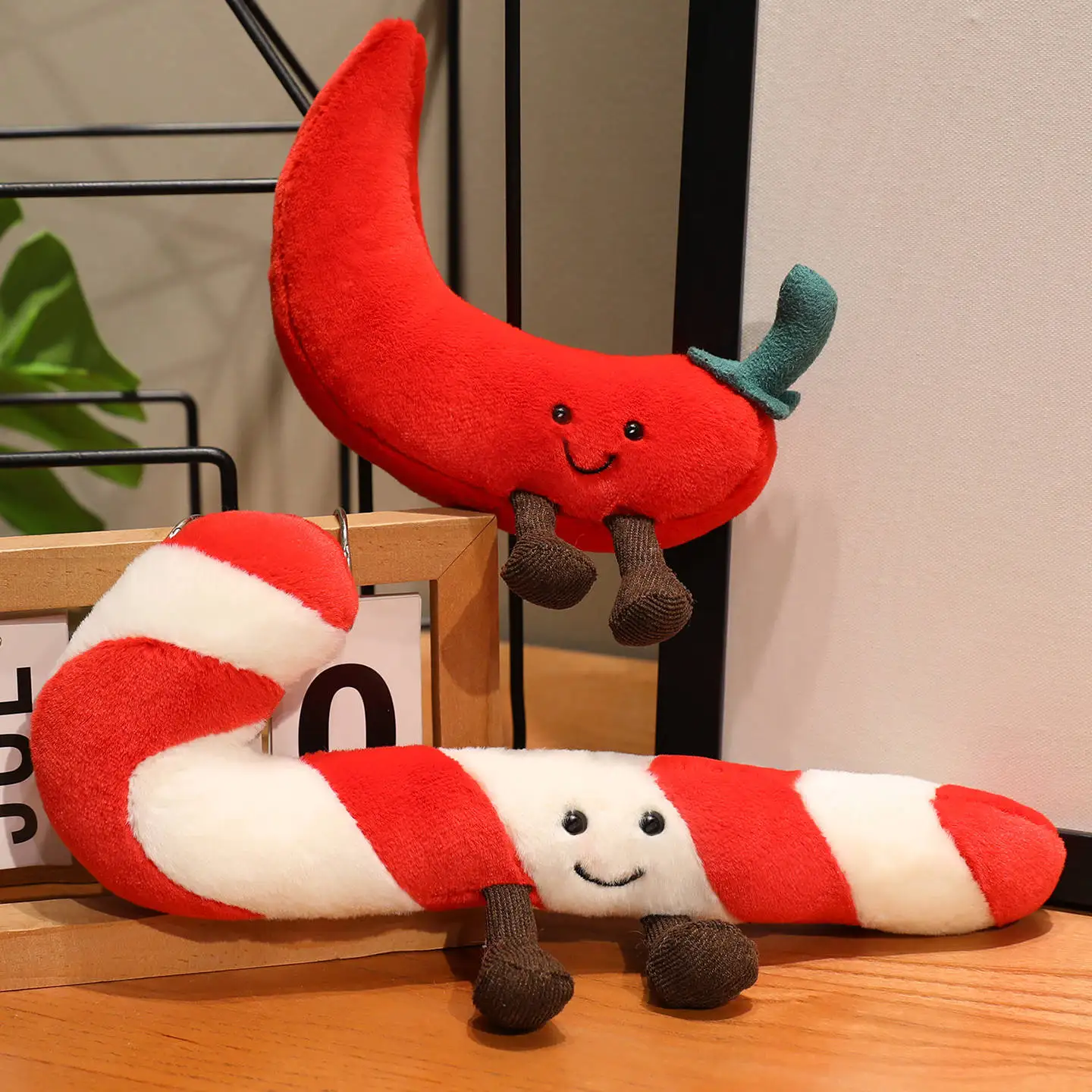 Holidry Cane Spicy Chili Plush Toys Festive Character Designs Soft Material Great Christmas Decorations Unique Presents Kid Girl - Image 5