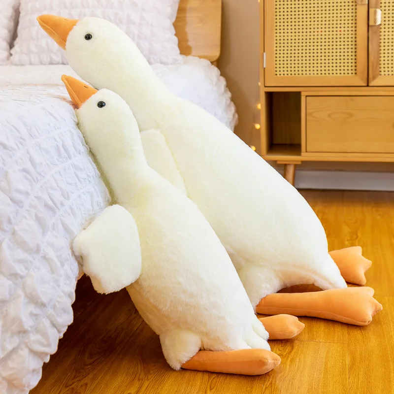 Hot 50/90/130CM Funny Goose Plush Stuffed Soft Duck Sleeping Pillow Sofa Cushion Kids Girlfriend Birthday Gift Toy - Image 3